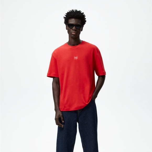 Zara Men’s Slogan T-Shirt - Picture 1 of 9